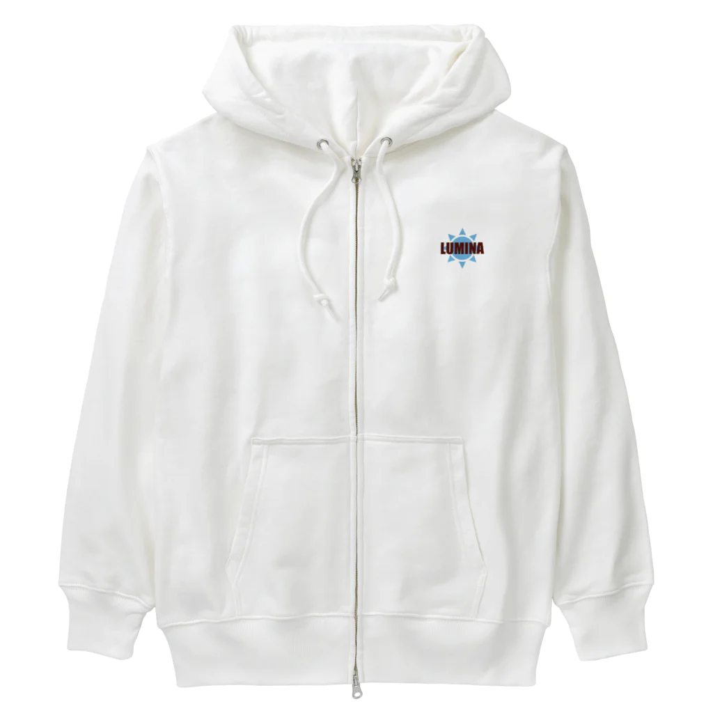 Luminaの希望の朝日 Heavyweight Zip Hoodie