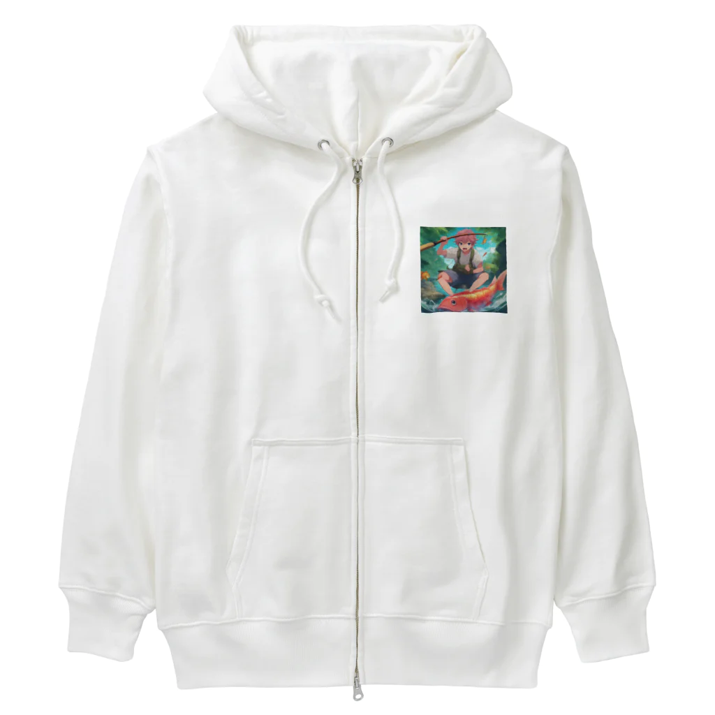 kenbenの釣り好き男子 Heavyweight Zip Hoodie