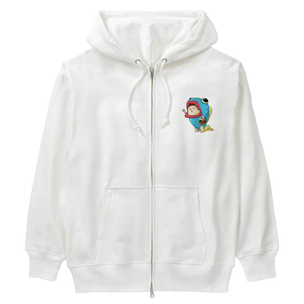 貞子やでのぎょっ！ Heavyweight Zip Hoodie