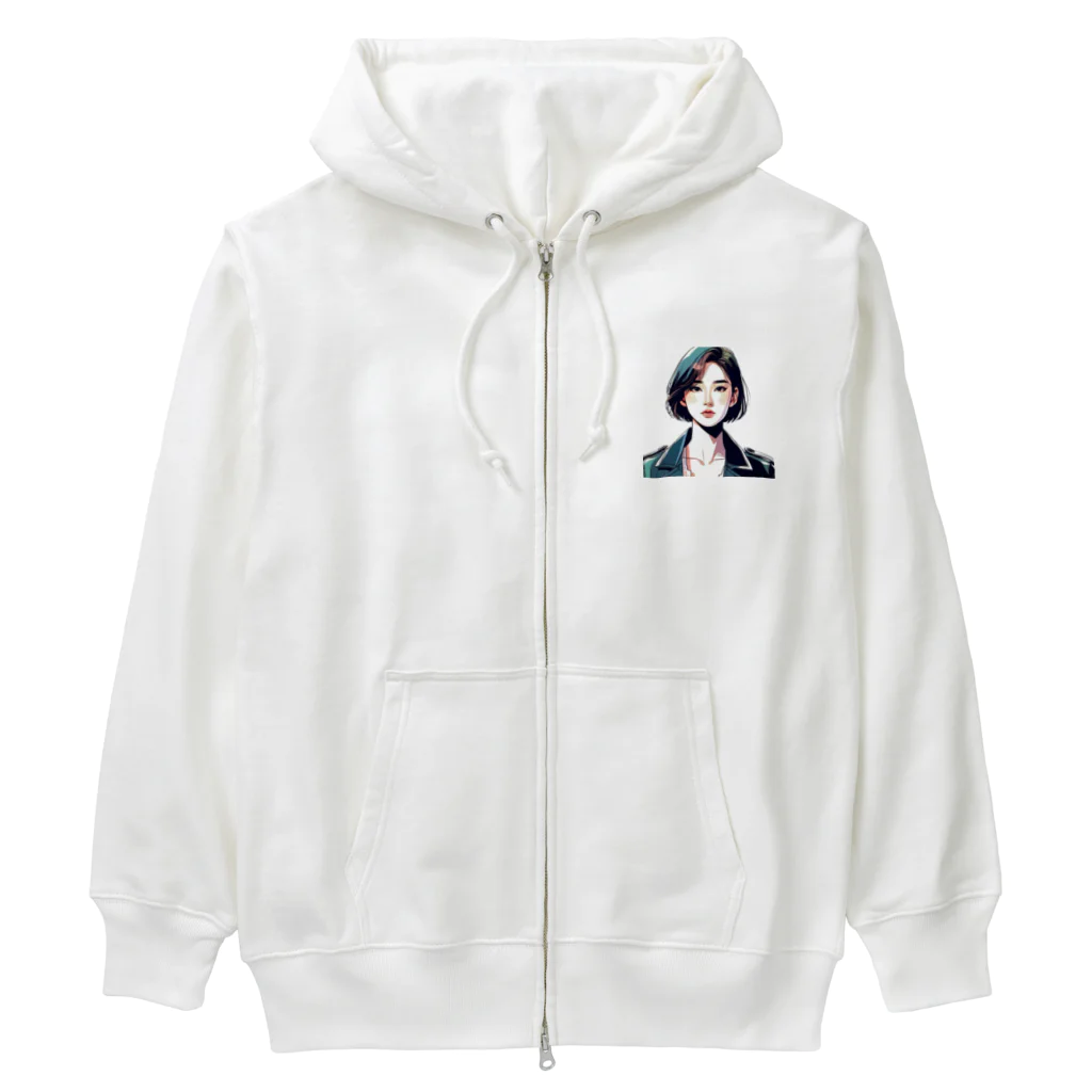 TMJのアジア美人 Heavyweight Zip Hoodie