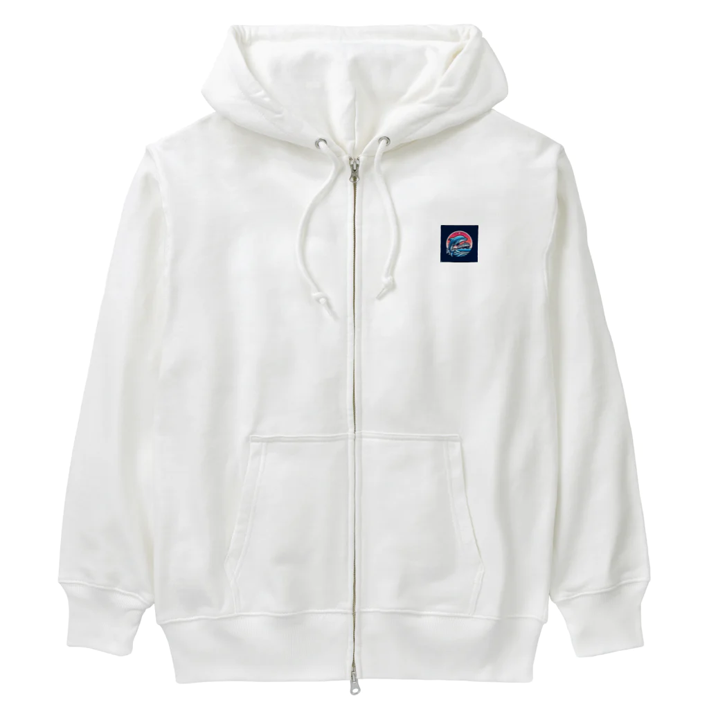 ユートピア.セレクションのイルカ Heavyweight Zip Hoodie