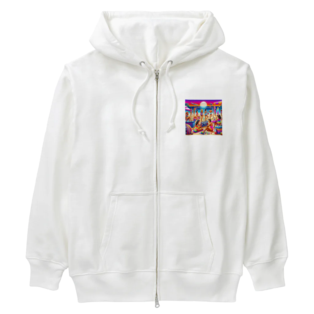 たてっぴのショップの思い出の世界へタイムトラベル！ Heavyweight Zip Hoodie