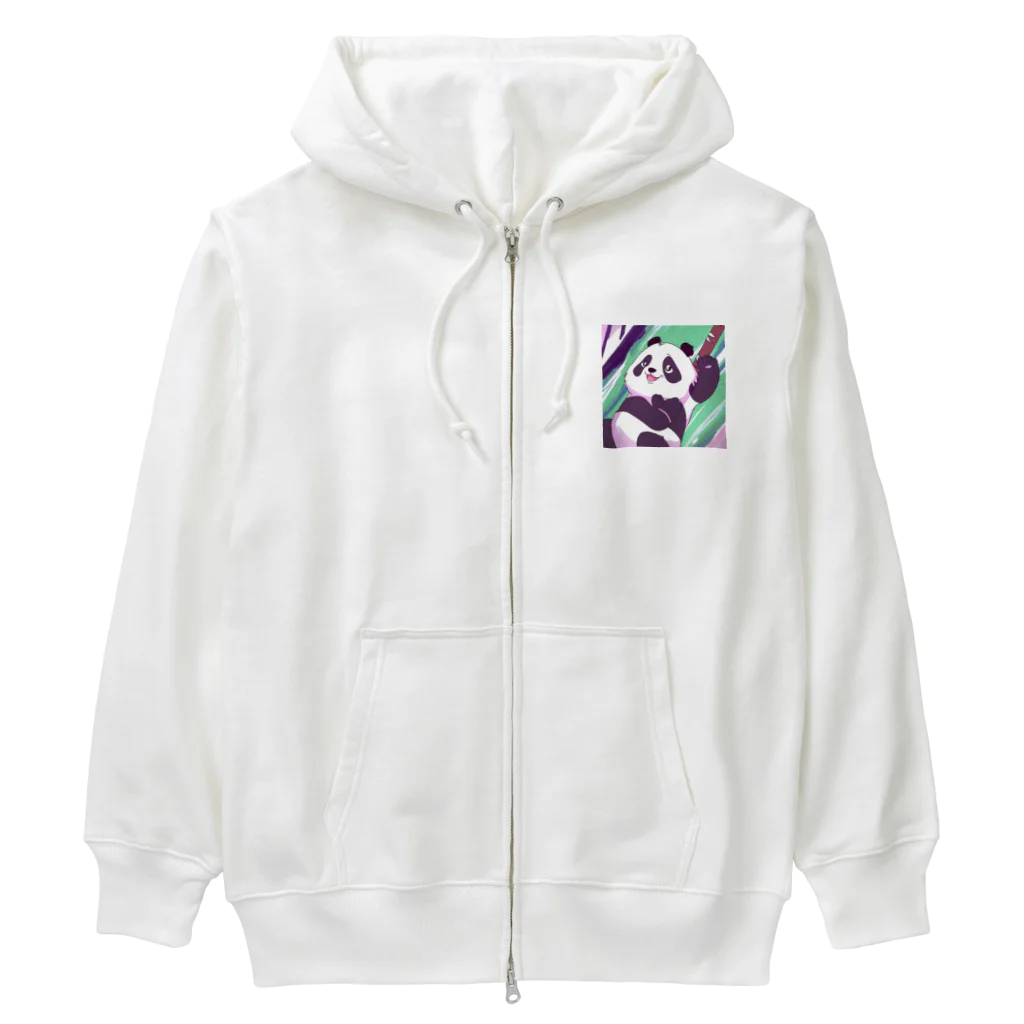 カラフルパンダズのパステルパンダちゃん Heavyweight Zip Hoodie