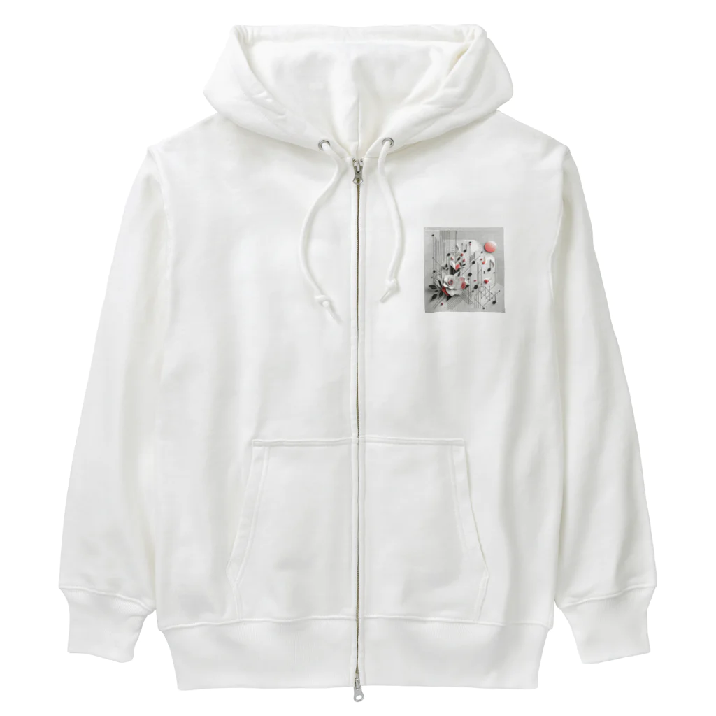 BochiBoochi-walkerのジオメトリーA45 Heavyweight Zip Hoodie