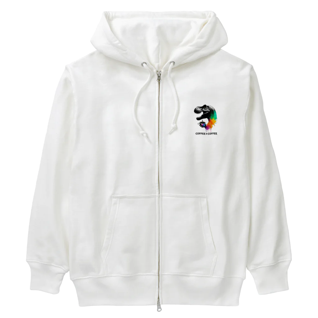 ディノアートラボ✴︎DINO ART LABの COFFEE×COFFEE Heavyweight Zip Hoodie