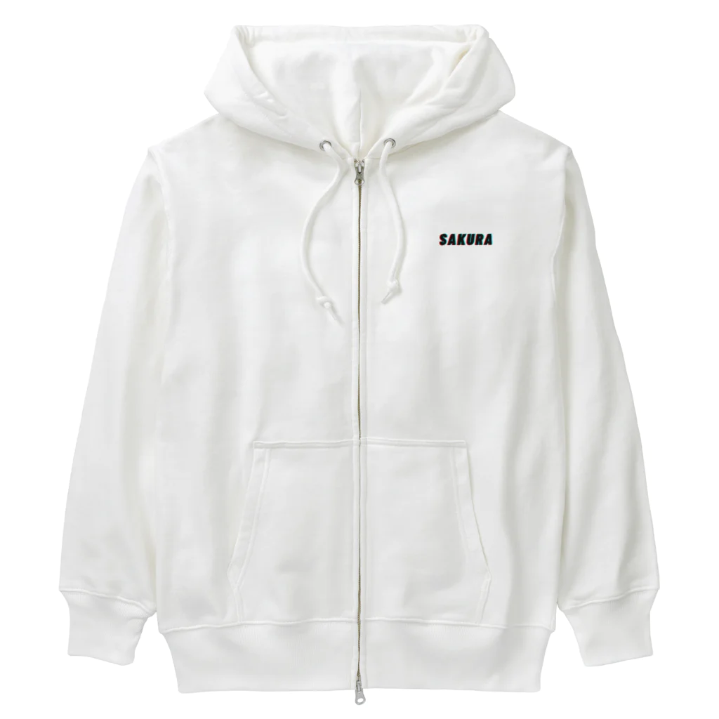 Identity brand -sonzai shomei-のSAKURA Heavyweight Zip Hoodie