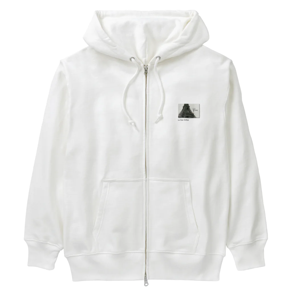 Chocolate.Mのエッフェル塔 Heavyweight Zip Hoodie