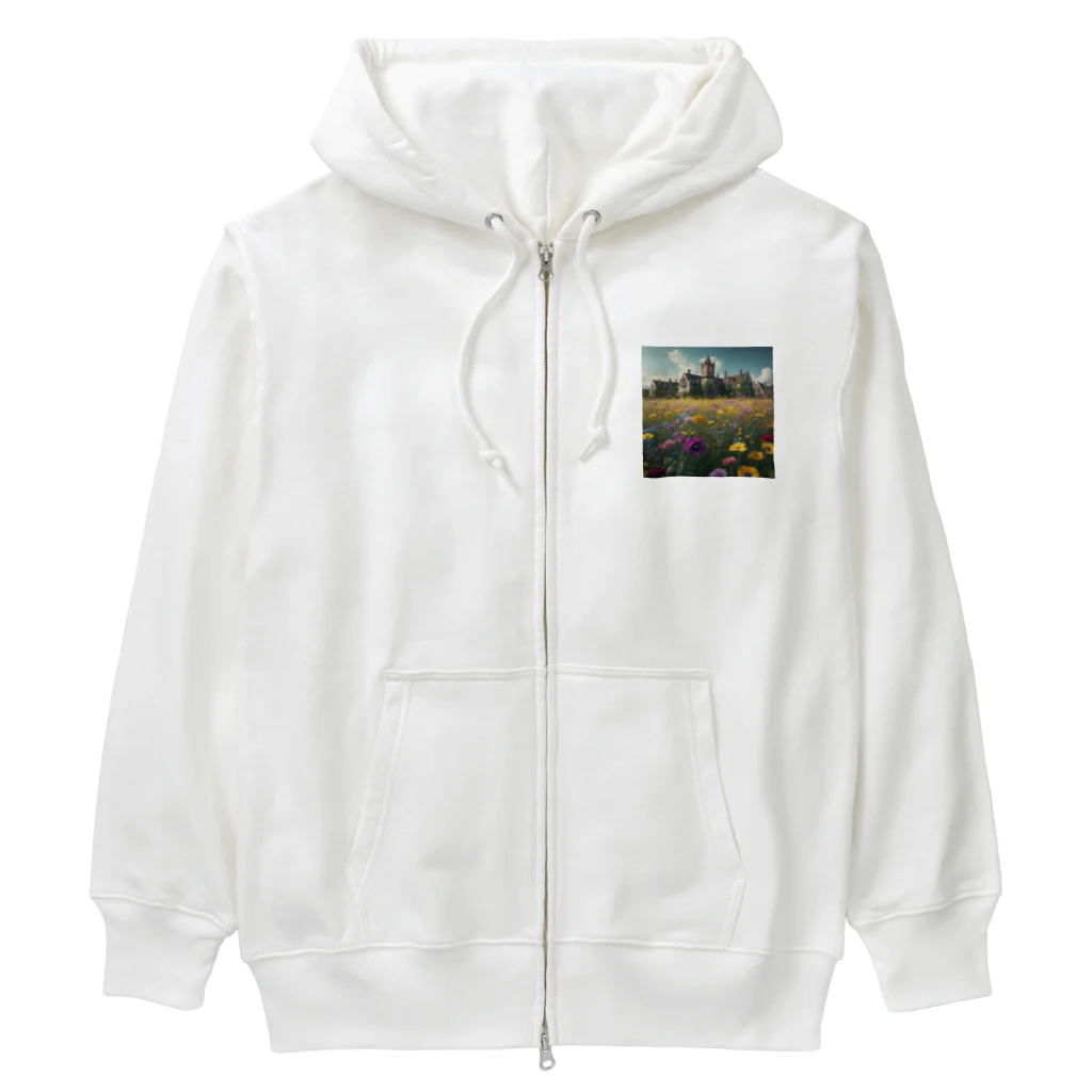 ハピネスの廃墟と花 Heavyweight Zip Hoodie