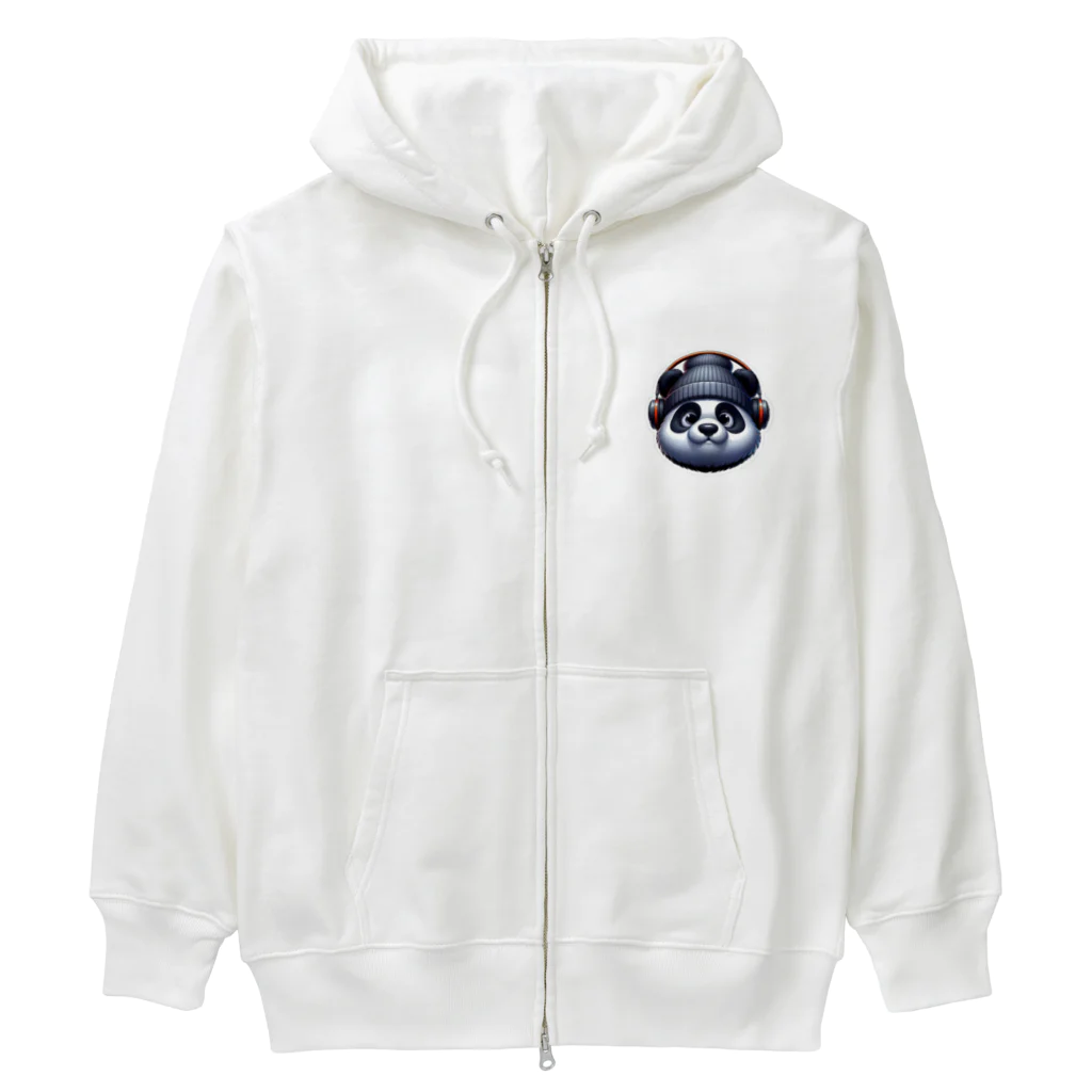 パンダマンのふくよかパンダ Heavyweight Zip Hoodie