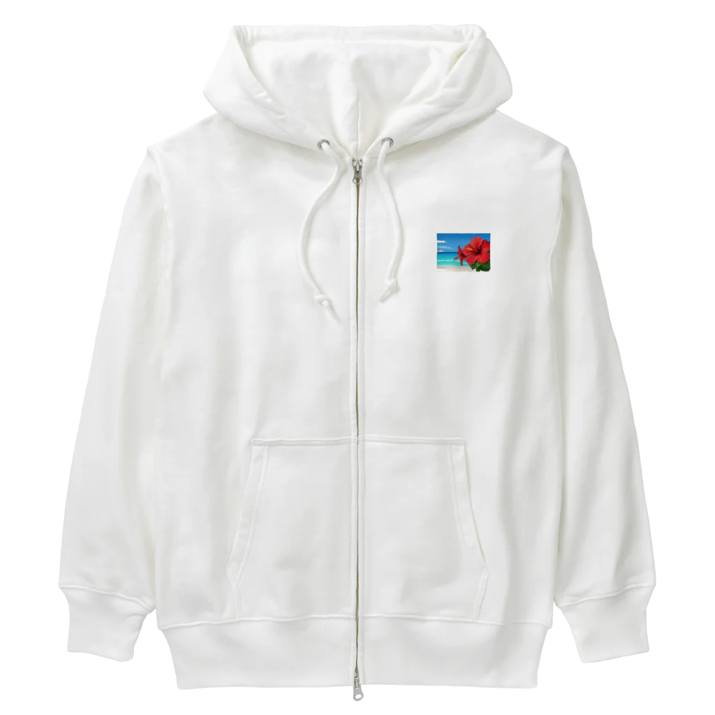 kaiminsapoのハイビスカス　リゾート　🌺　🏝️ Heavyweight Zip Hoodie