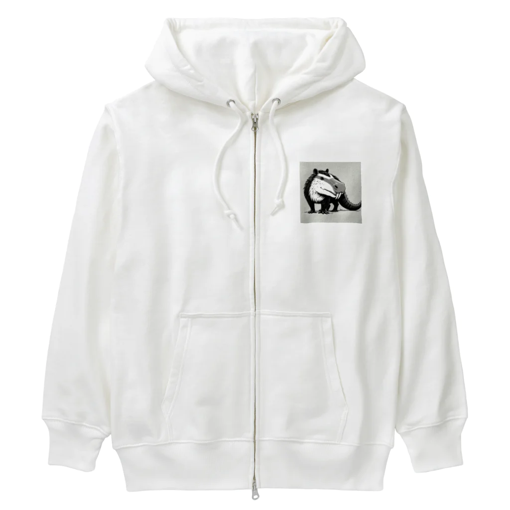 gogodiggerのワニバラ Heavyweight Zip Hoodie