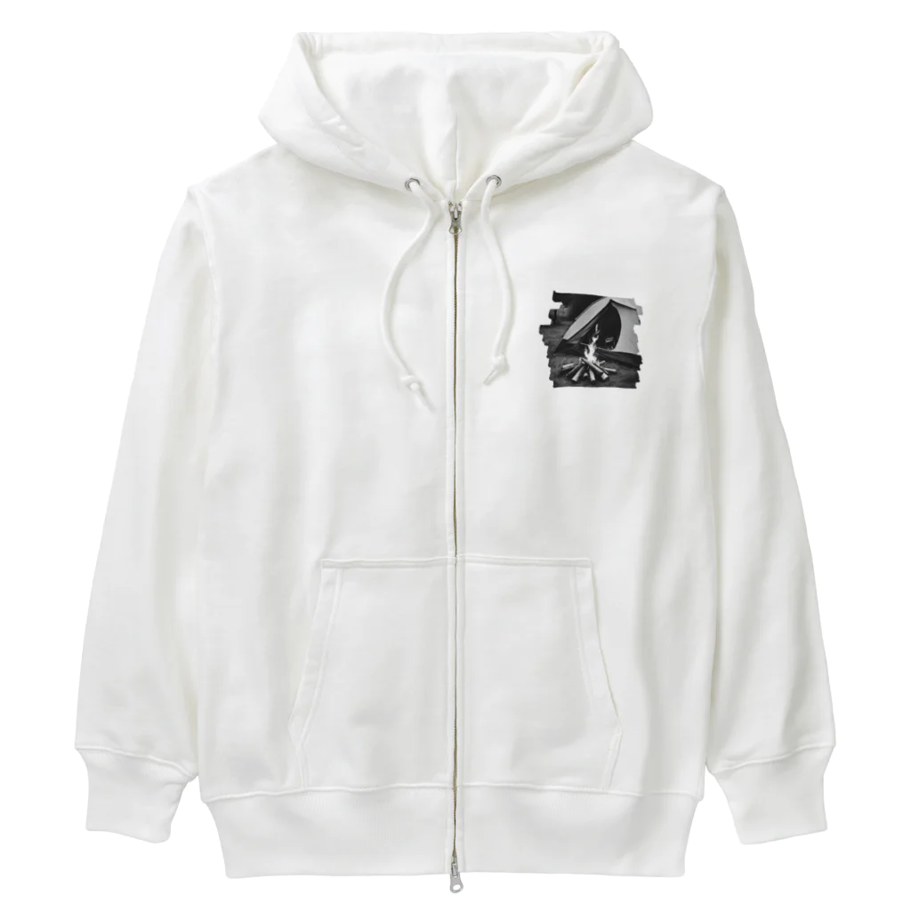 assorted boxのキャンプライフ Heavyweight Zip Hoodie