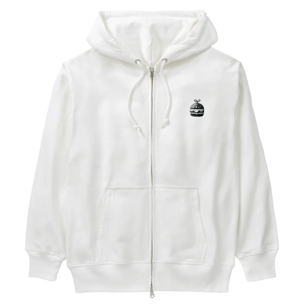 minaminokahoの未来の美食体験！ハンバーガーの新次元 Heavyweight Zip Hoodie