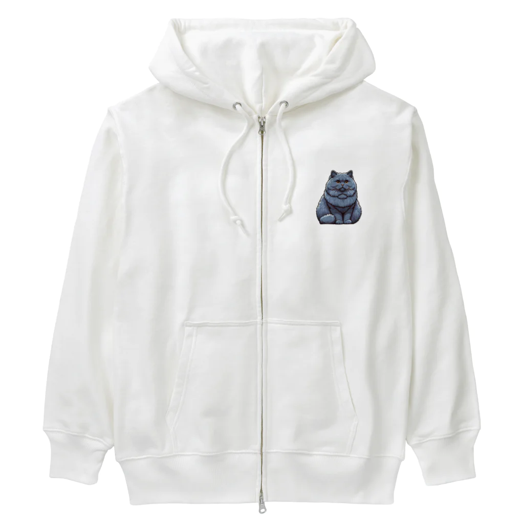 Kawaii あにまるこれくしょんのシャルトリュー【Kawaii】 Heavyweight Zip Hoodie