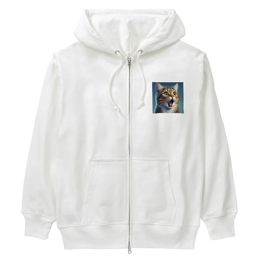 m-a-s-a-k-iのニャンだって！？ Heavyweight Zip Hoodie