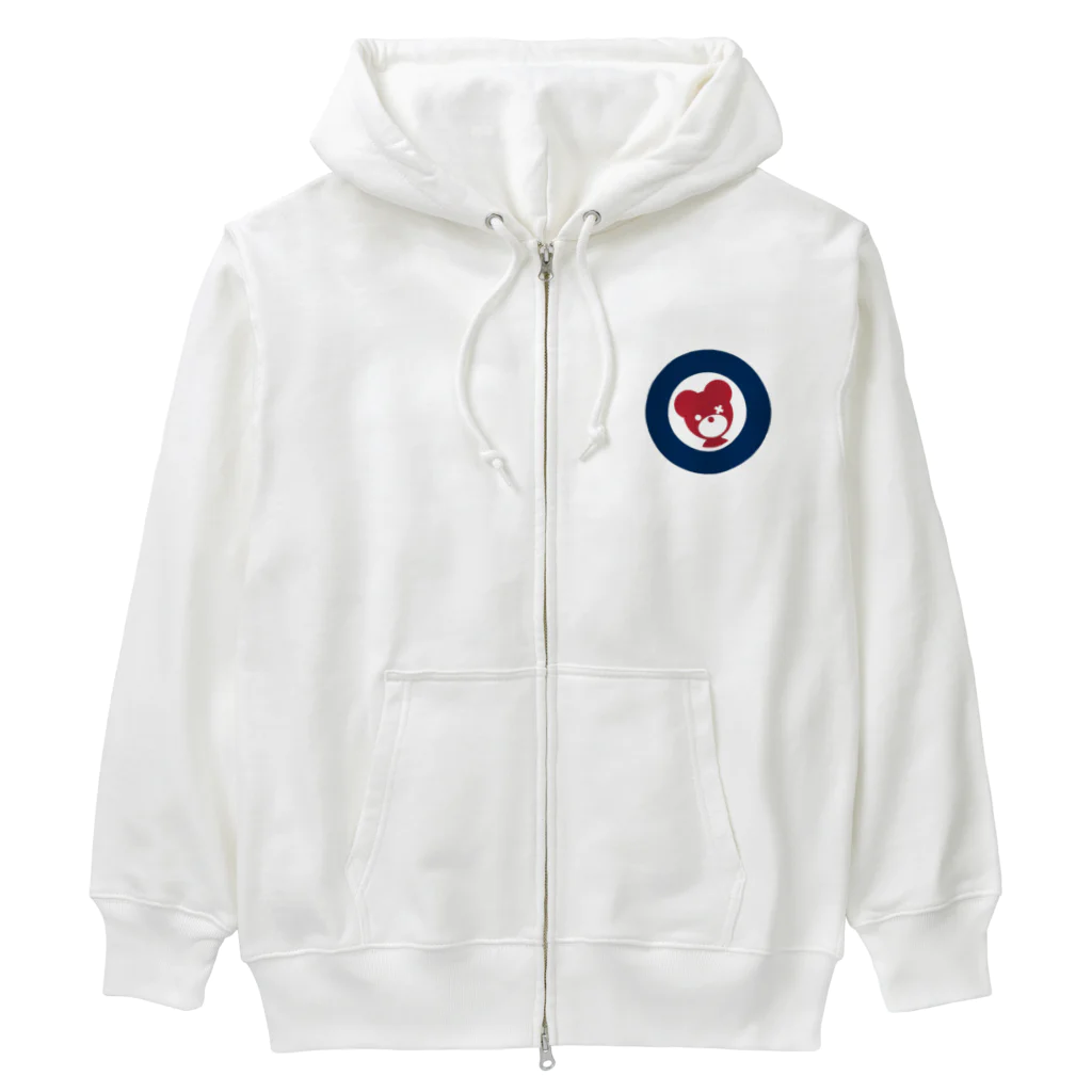 ROYAL BEAR FORCEのRoundel (Royal Bear Force) Heavyweight Zip Hoodie