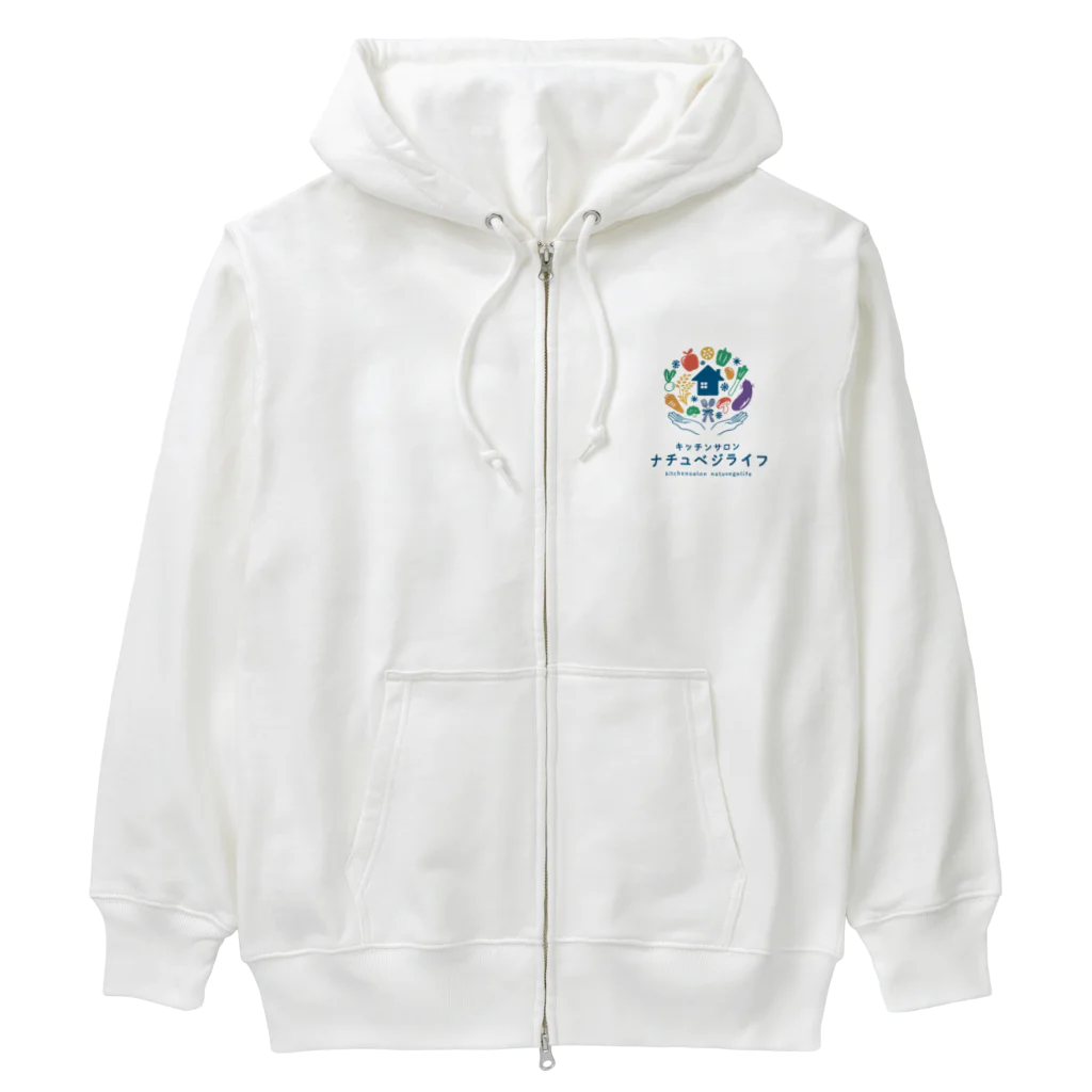 natuvegelife キッチンサロンナチュベジライフのナチュベジライフ　オリジナルグッズ Heavyweight Zip Hoodie