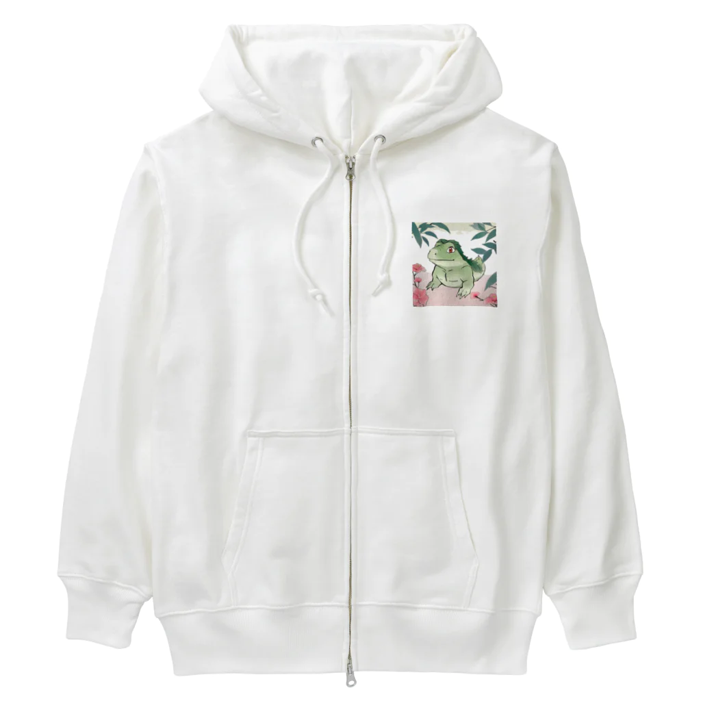 bigbamboofamilyの河童！？ Heavyweight Zip Hoodie