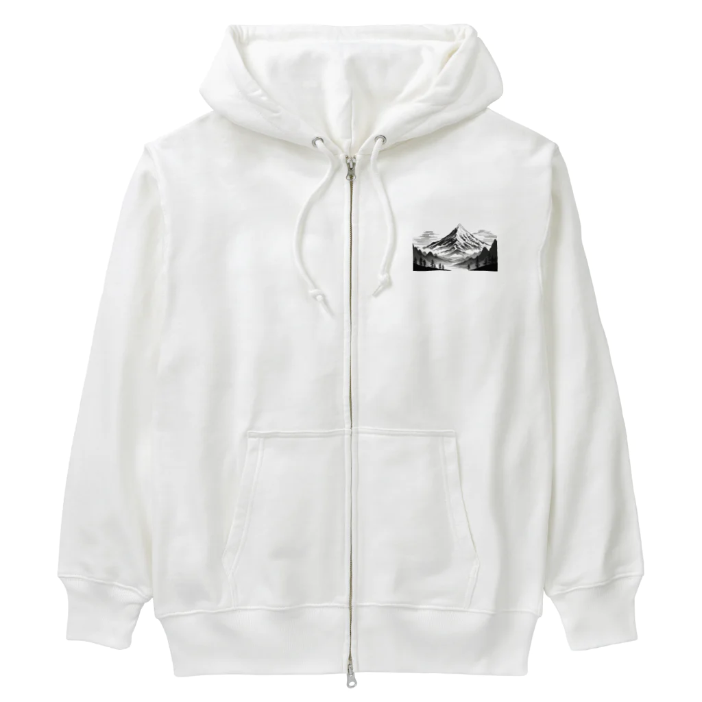 Kz_25@アウトドアーのキャンプファッション -The mountain- Heavyweight Zip Hoodie