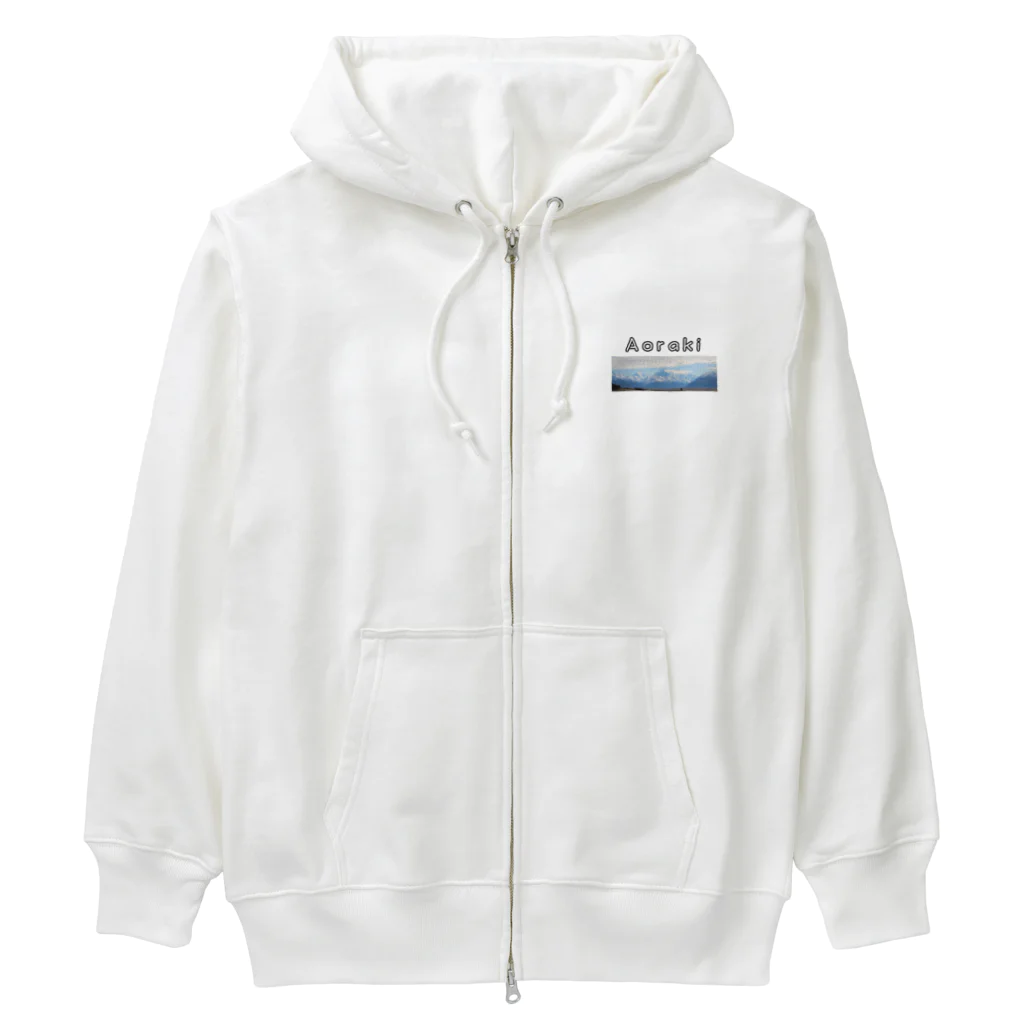 絶景の宝石箱のAoraki 〜自然の宝石箱:ニュージーランドより〜 Heavyweight Zip Hoodie