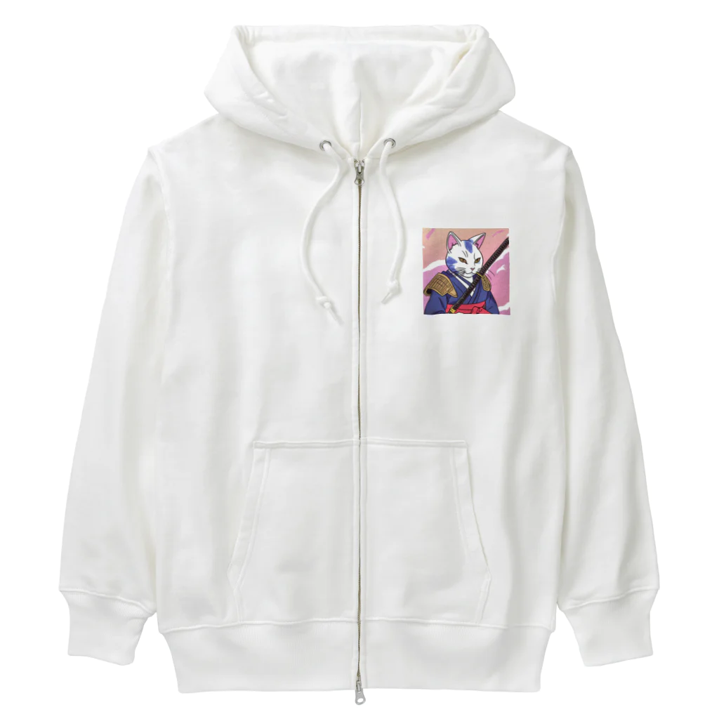 Kousuke2の猫侍 Heavyweight Zip Hoodie