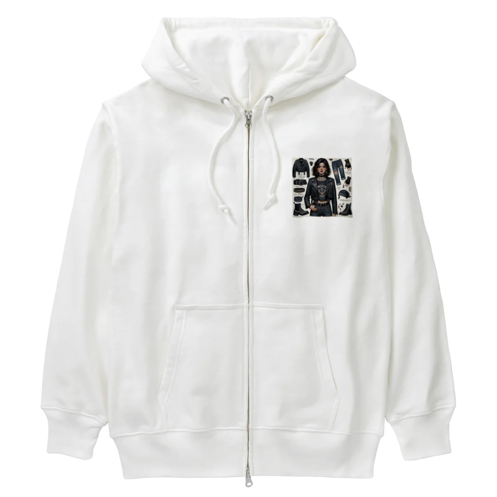 ヨーカズのロック女子リナ Heavyweight Zip Hoodie