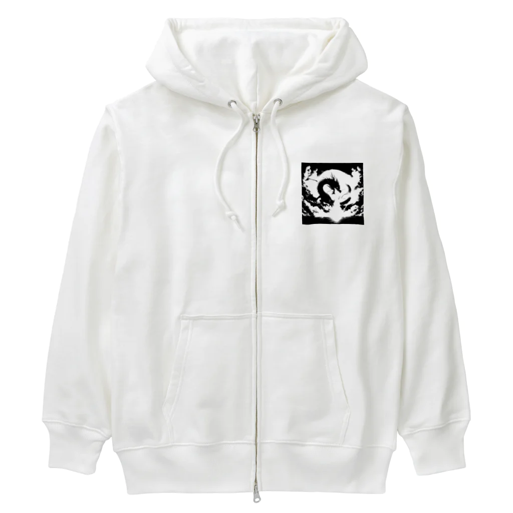 nekodoragonのドラゴンブレス！ Heavyweight Zip Hoodie