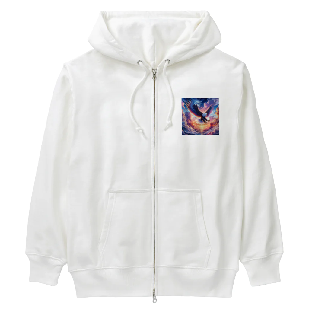 creatoonの空と大鷹 Heavyweight Zip Hoodie