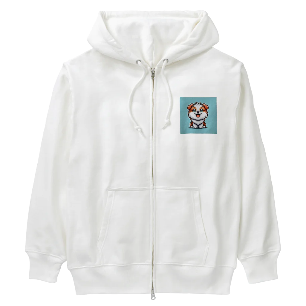 動物好きのあなた絵の愛犬家のためのグッズシリーズ Heavyweight Zip Hoodie