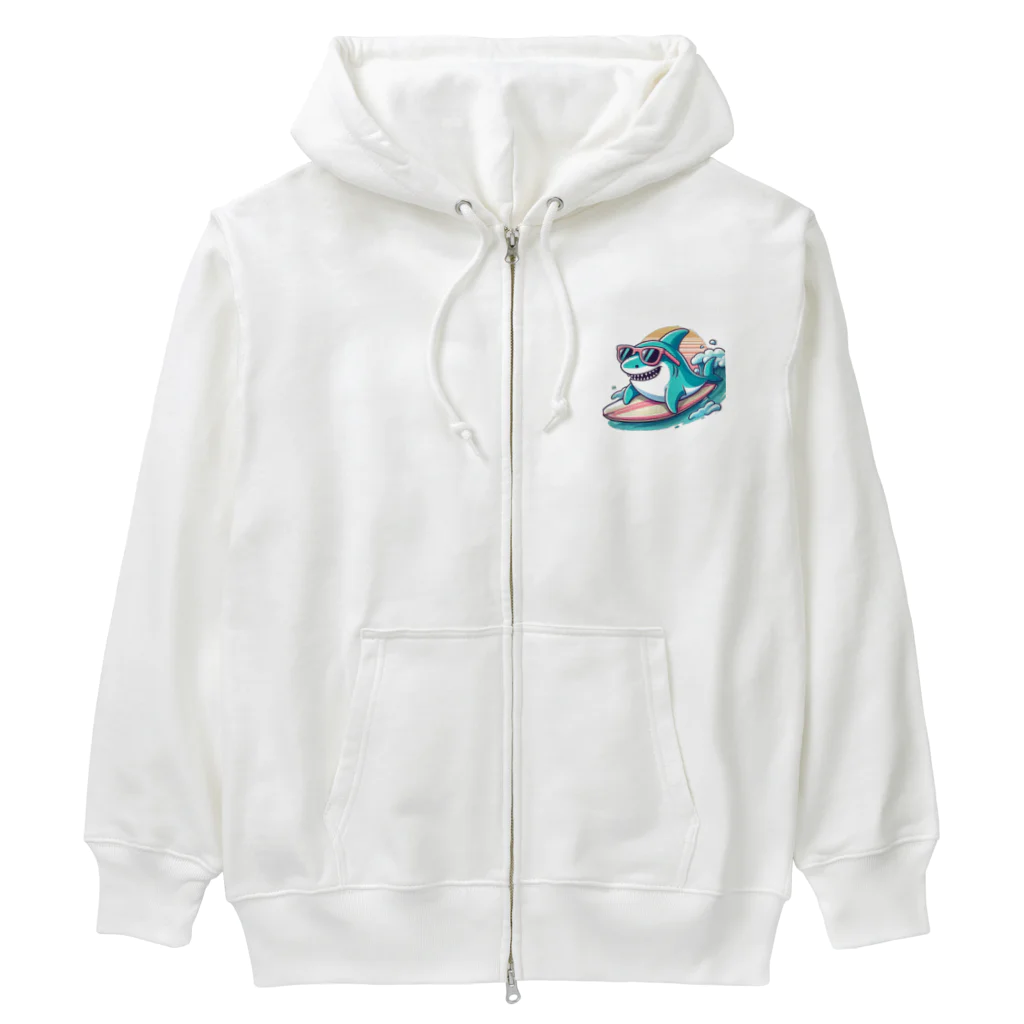 風来のSharkなヤツ!! Heavyweight Zip Hoodie