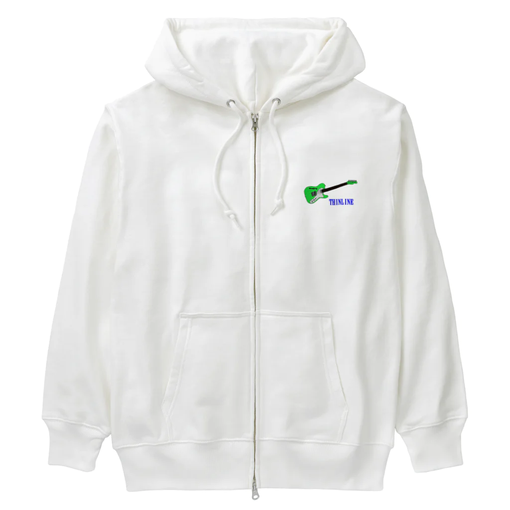 にゃんこ王子のにゃんこ王子 テレキャスターシンライン Heavyweight Zip Hoodie