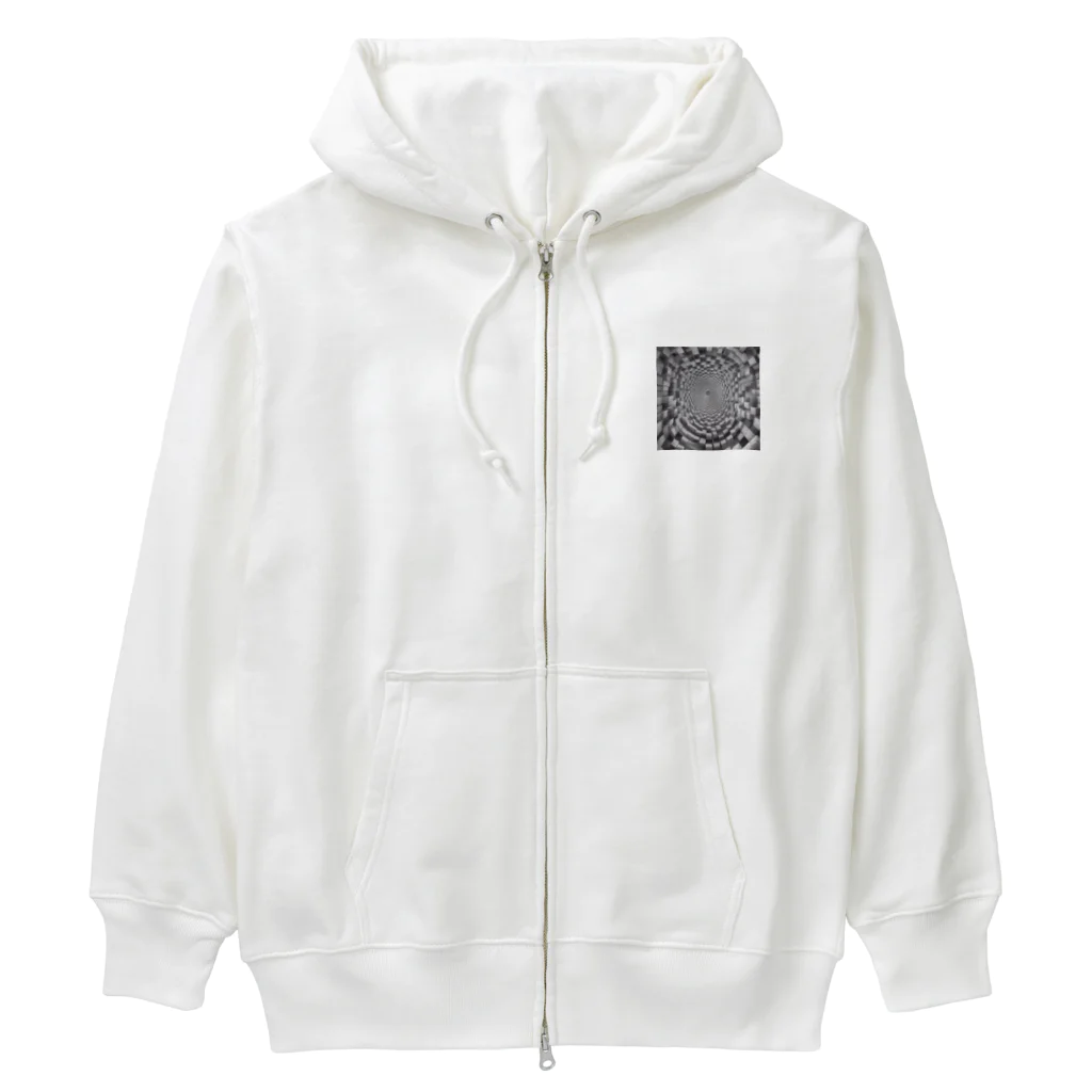 モノモノクローゼットの3次元 Heavyweight Zip Hoodie