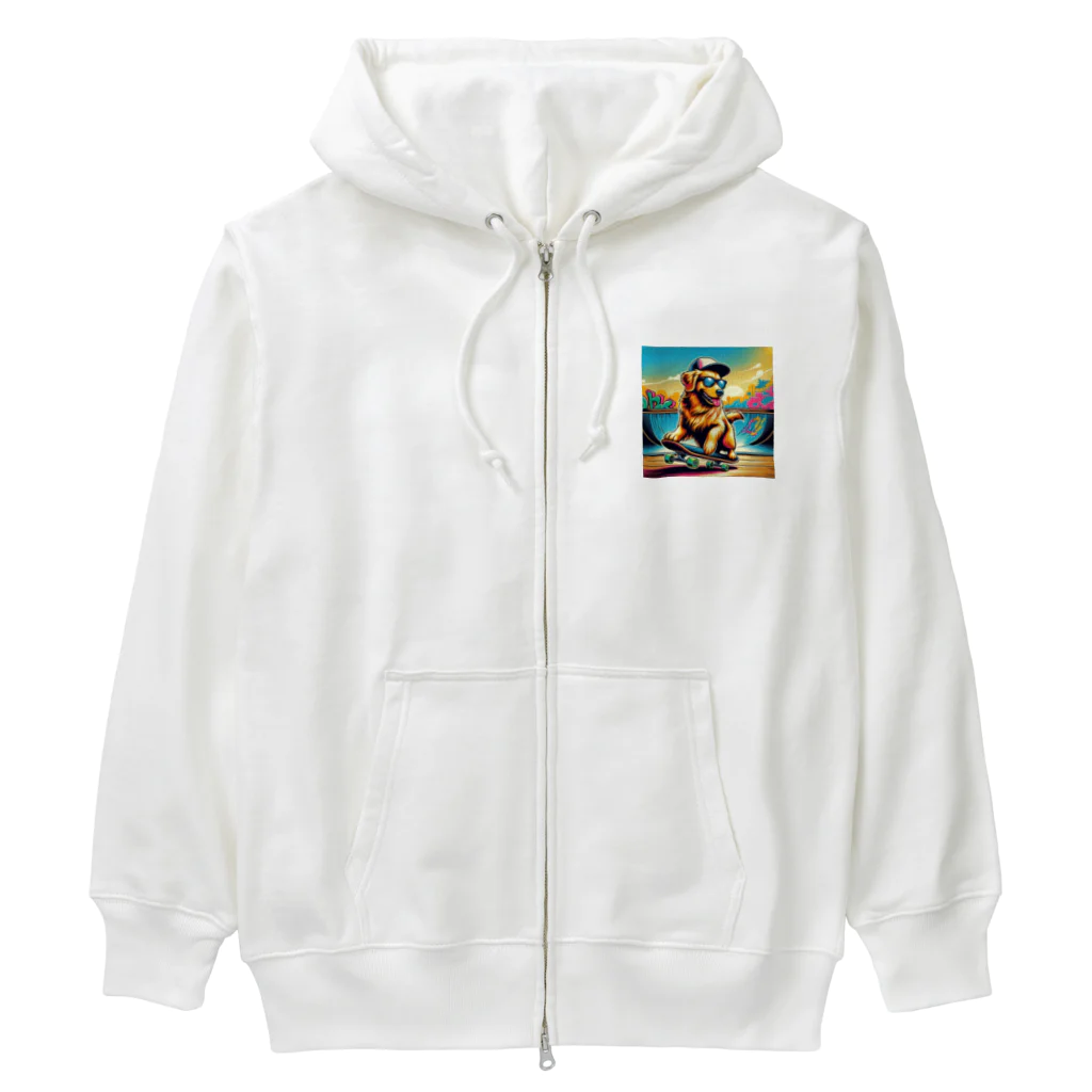 キャップ犬専門店のキャップ犬2 Heavyweight Zip Hoodie