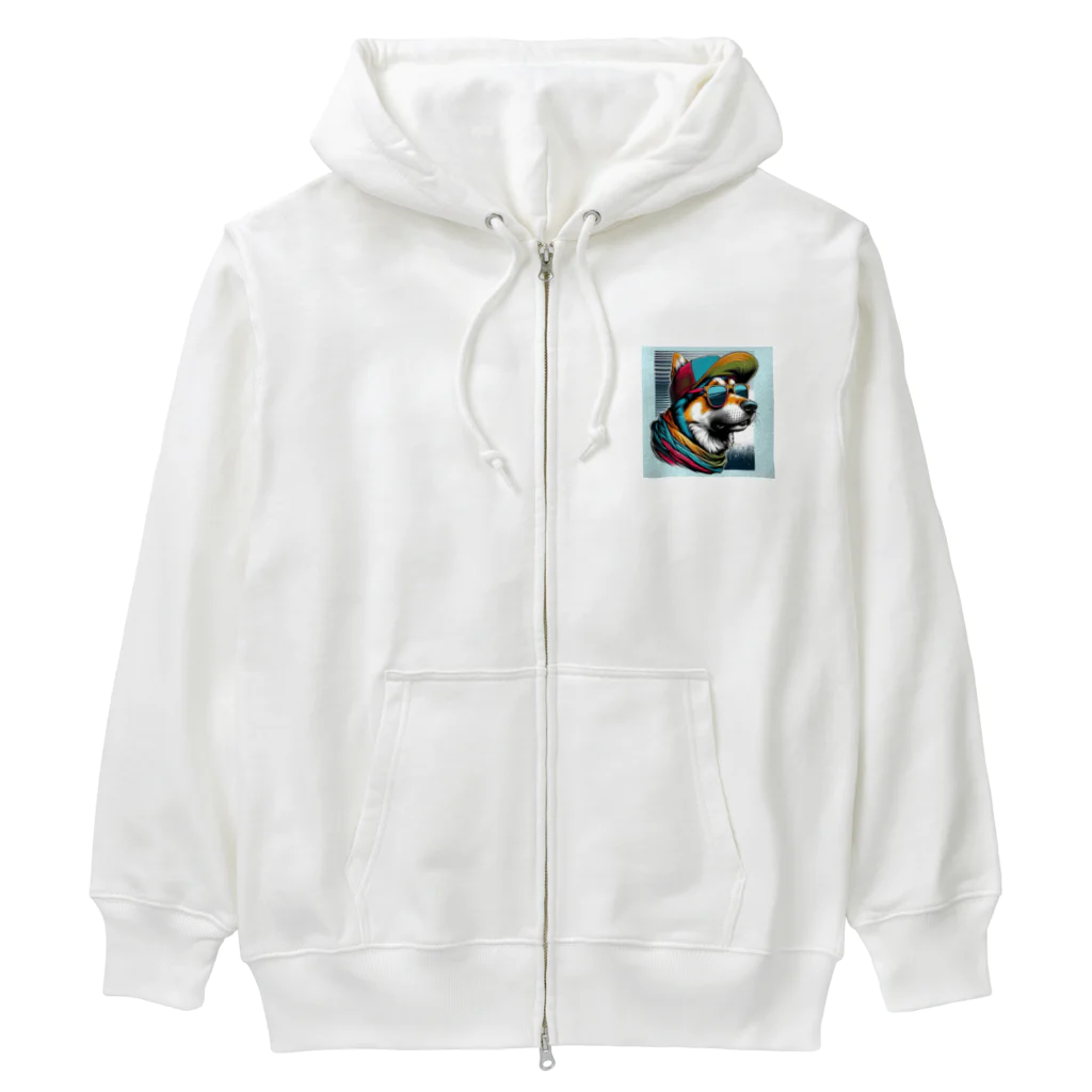 キャップ犬専門店のキャップ犬15 Heavyweight Zip Hoodie