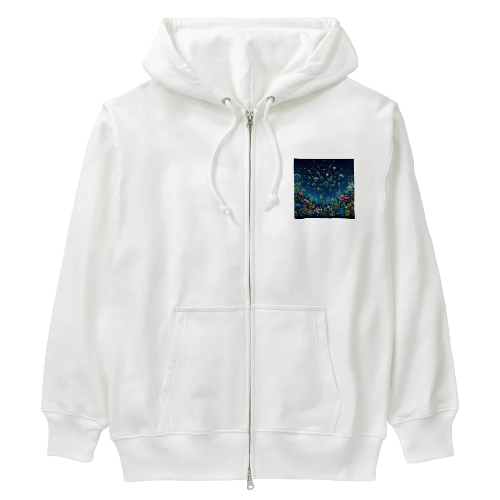 0denkundesuの星彩植譜 Heavyweight Zip Hoodie