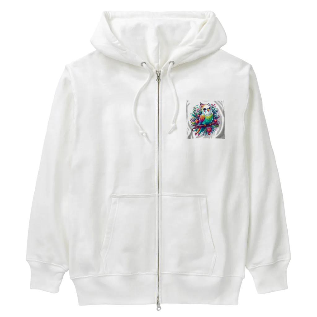 seikatsu-puzzleのピッピちゃん Heavyweight Zip Hoodie