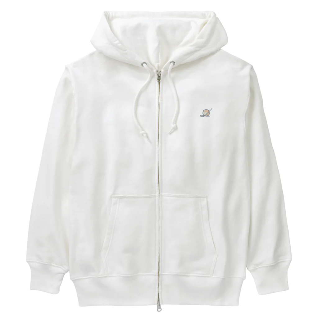 ロゴショップのプリンロゴ Heavyweight Zip Hoodie