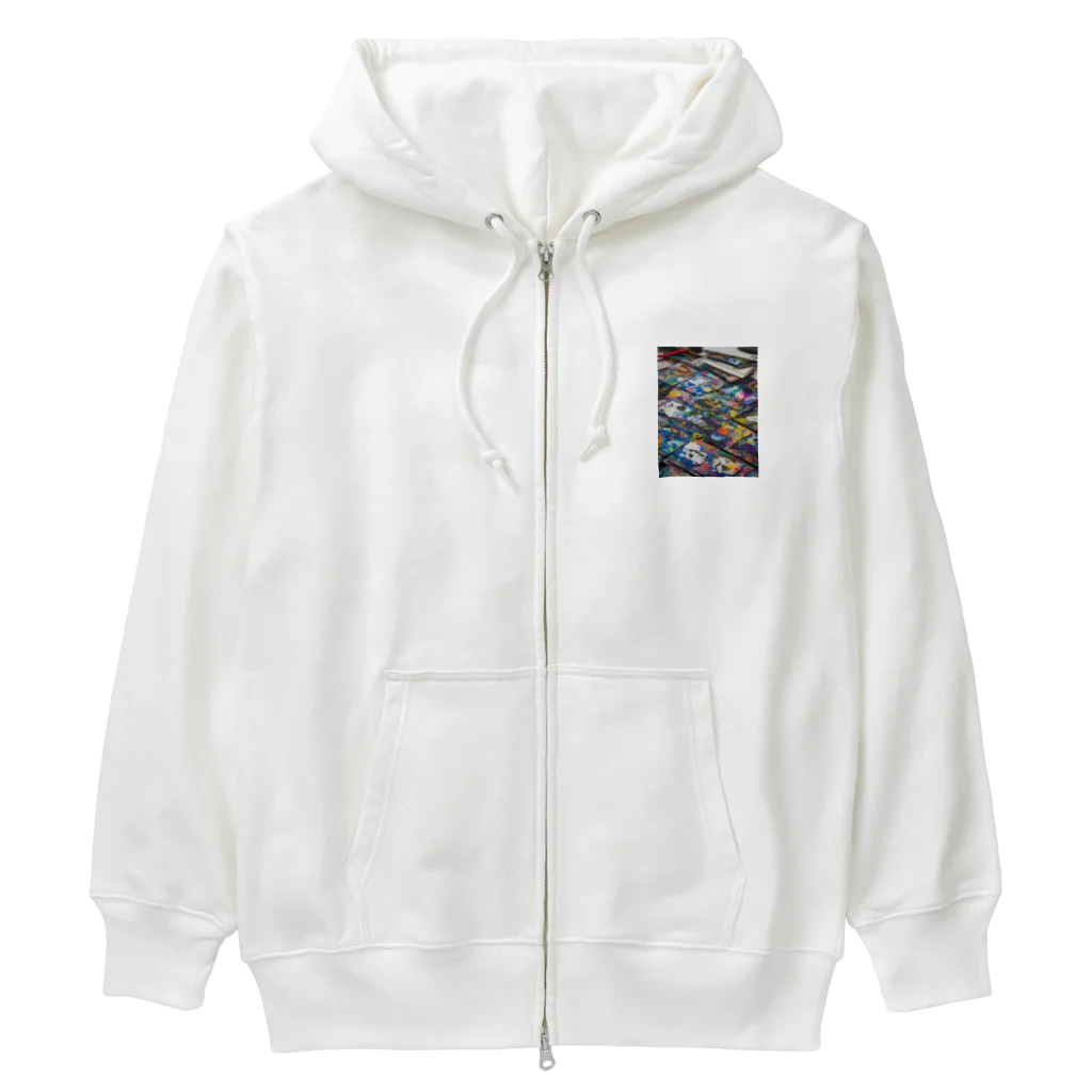 ○○の不思議のパレットの不思議 Heavyweight Zip Hoodie