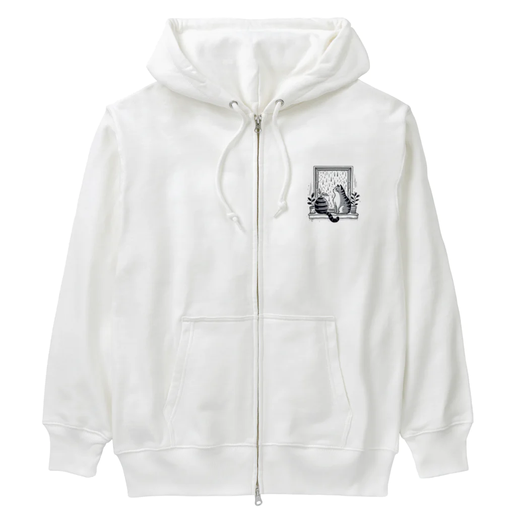 Akiraの猫 Heavyweight Zip Hoodie