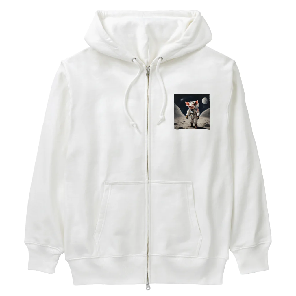 papaiayapapaの豚の宇宙飛行士 Heavyweight Zip Hoodie