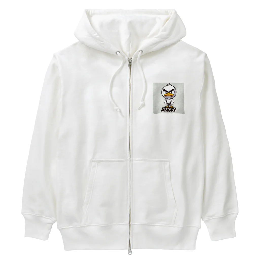 rapis88のにひるなアヒル Heavyweight Zip Hoodie