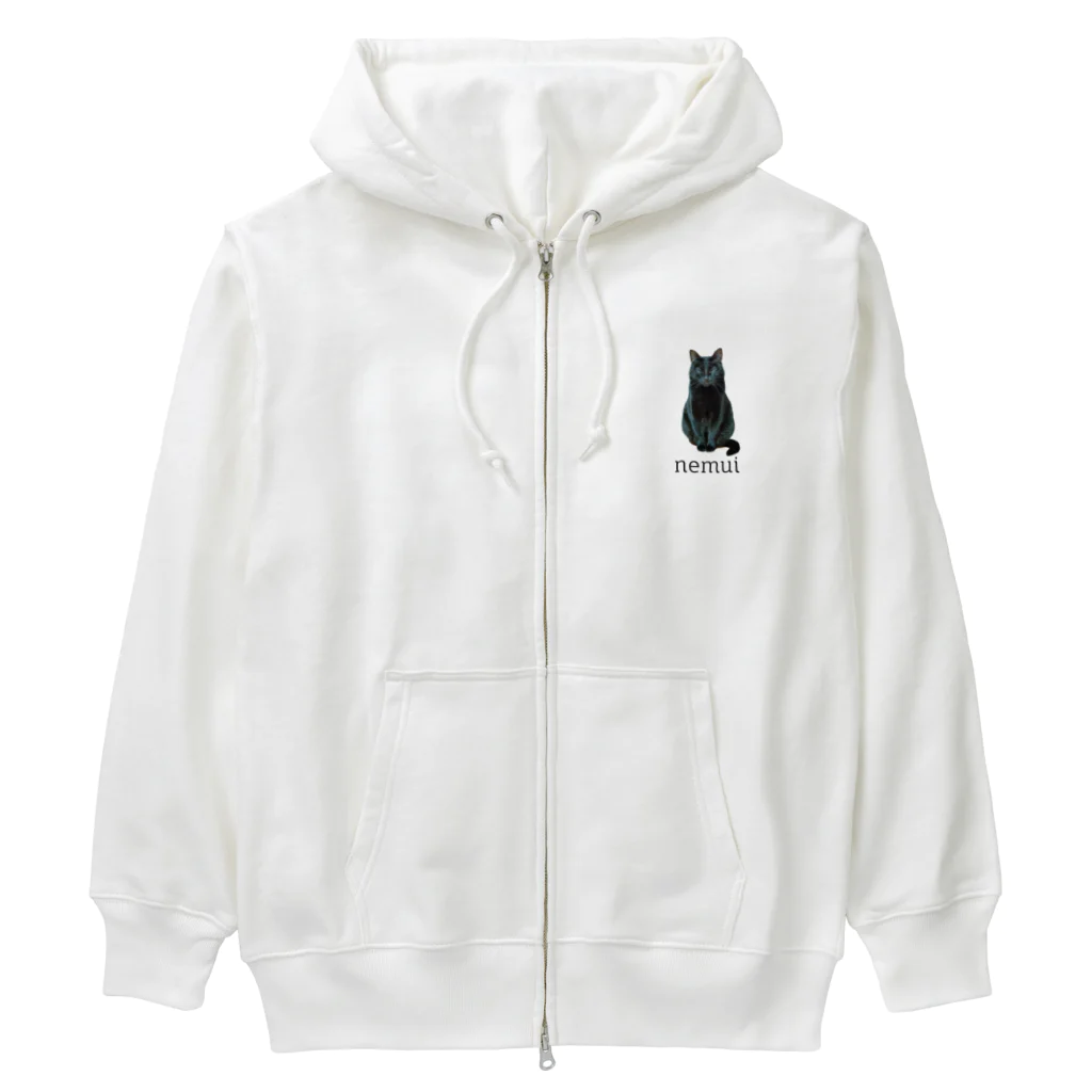 luna_neroのねむいねこ Heavyweight Zip Hoodie