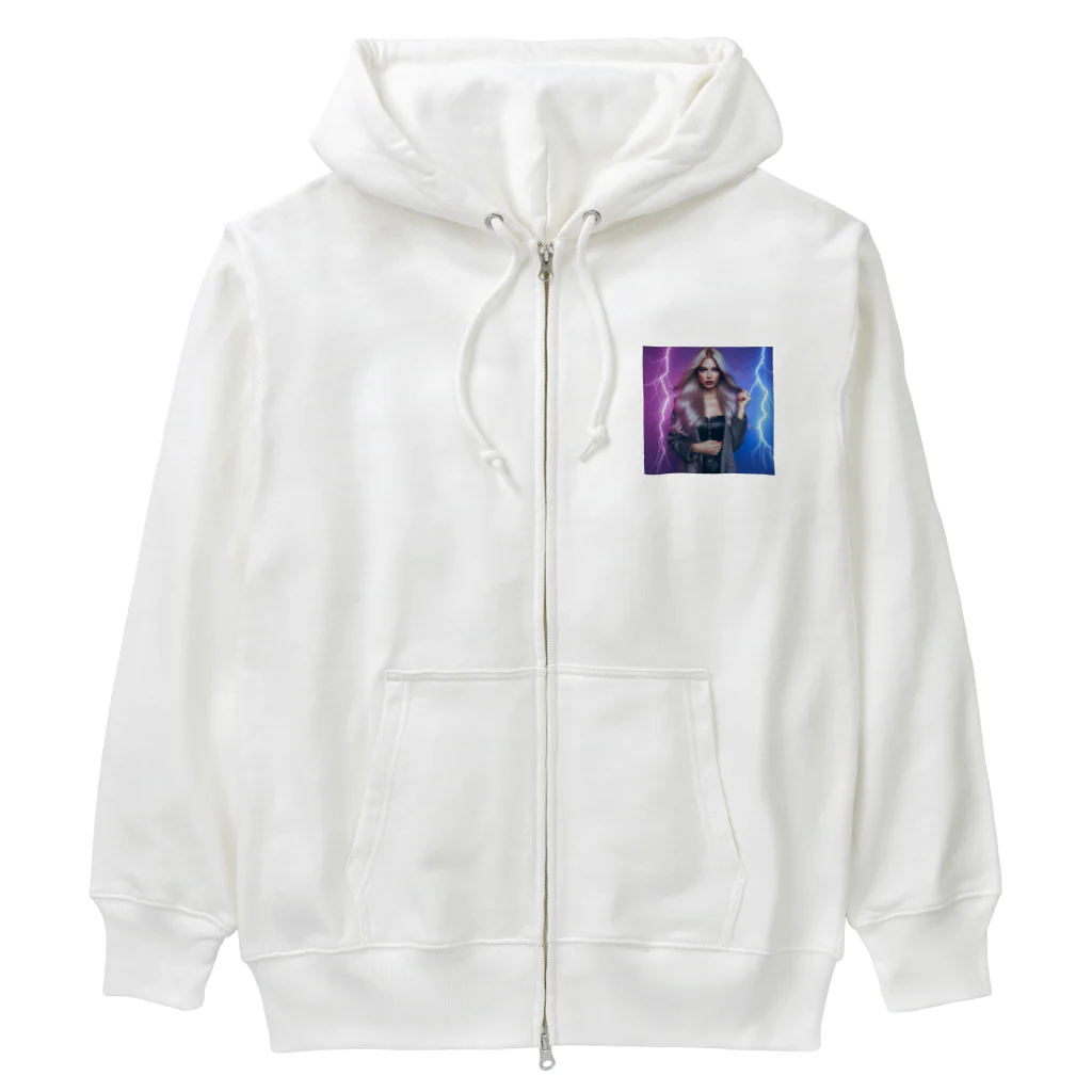 玉ねぎんのライジングガール Heavyweight Zip Hoodie