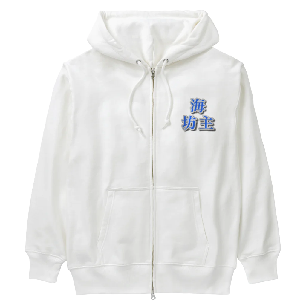 海坊主のトライバルートル Heavyweight Zip Hoodie