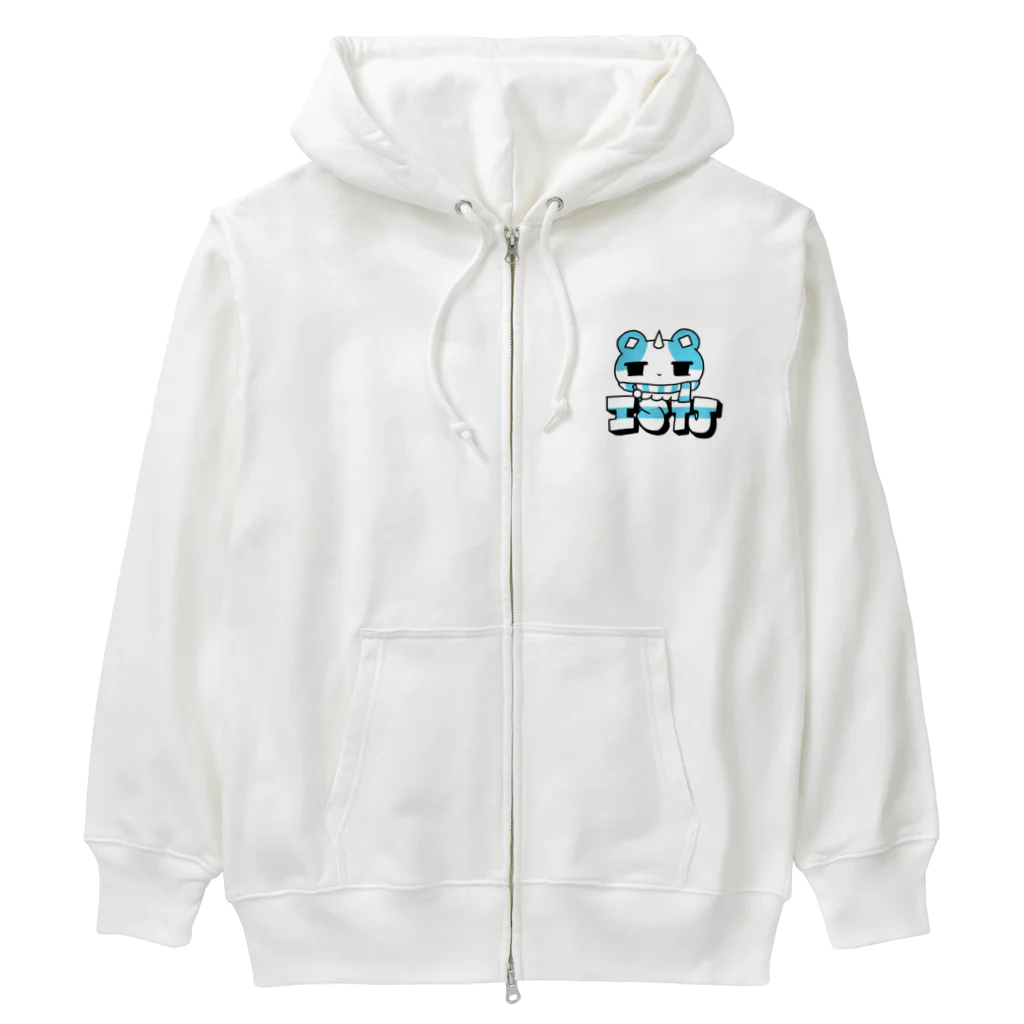 ムラサキゲジゲジのオンラインショップの16性格タコちゃんず ISTJ Heavyweight Zip Hoodie