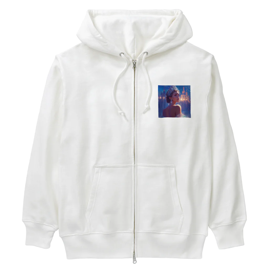 AQUAMETAVERSEの宵闇に輝くクリスタルの女王 Marsa 106 Heavyweight Zip Hoodie