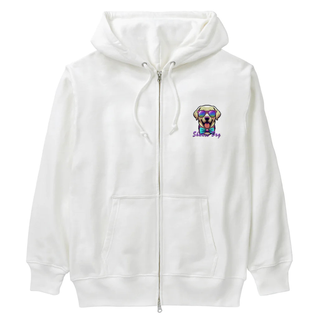 Shades DOGのラブラドールレトリーバー（A） Heavyweight Zip Hoodie