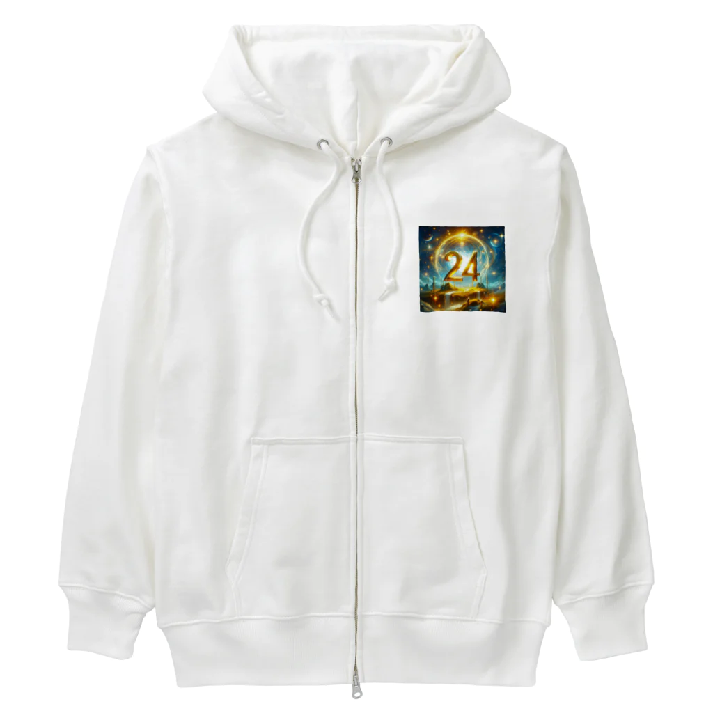 すずらん24の財を成す数字最強！ Heavyweight Zip Hoodie