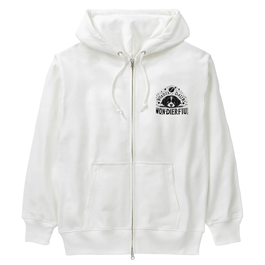 アミュペンの素敵わんちゃん Heavyweight Zip Hoodie