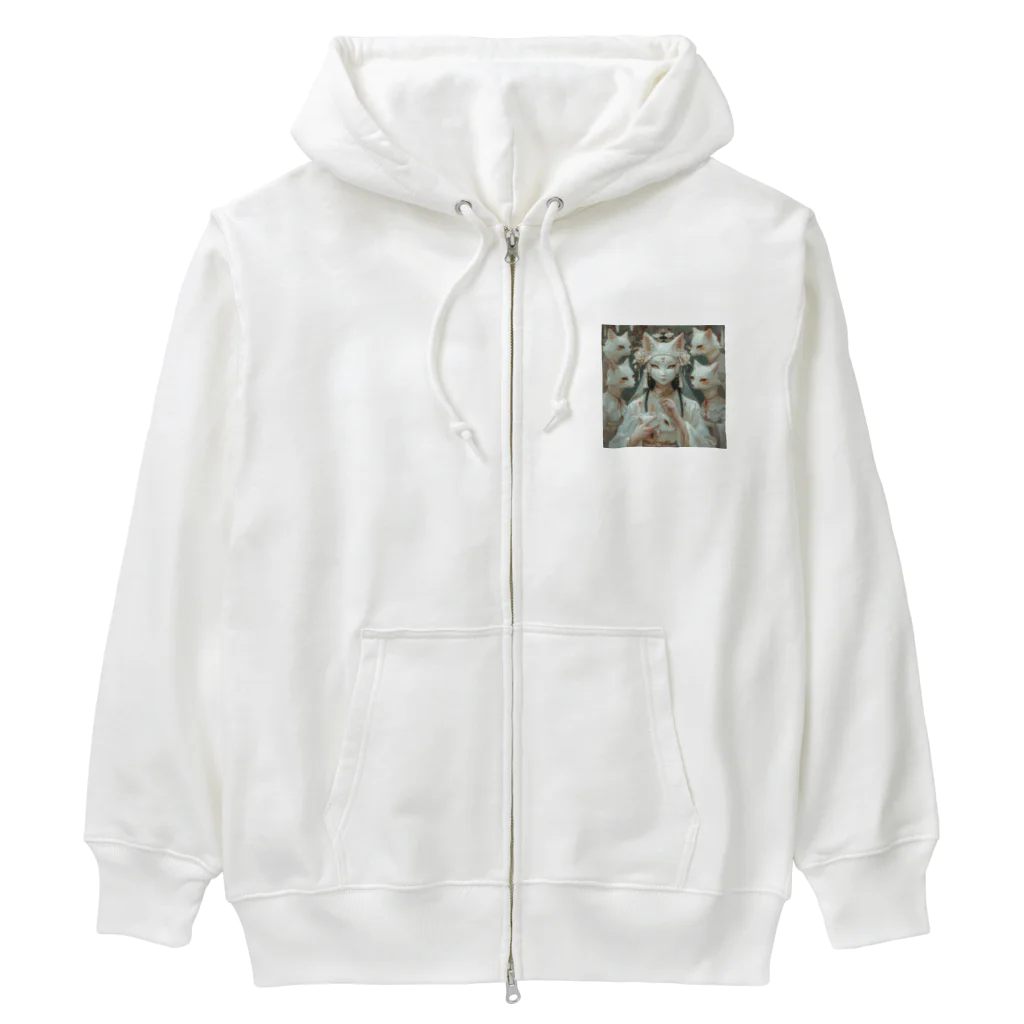 AQUAMETAVERSEの狐の嫁入り　なでしこ1478 Heavyweight Zip Hoodie